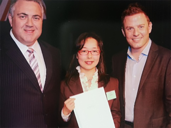 ASAMI with HON JOE HOCKEY former MP : North Sydney Community Award